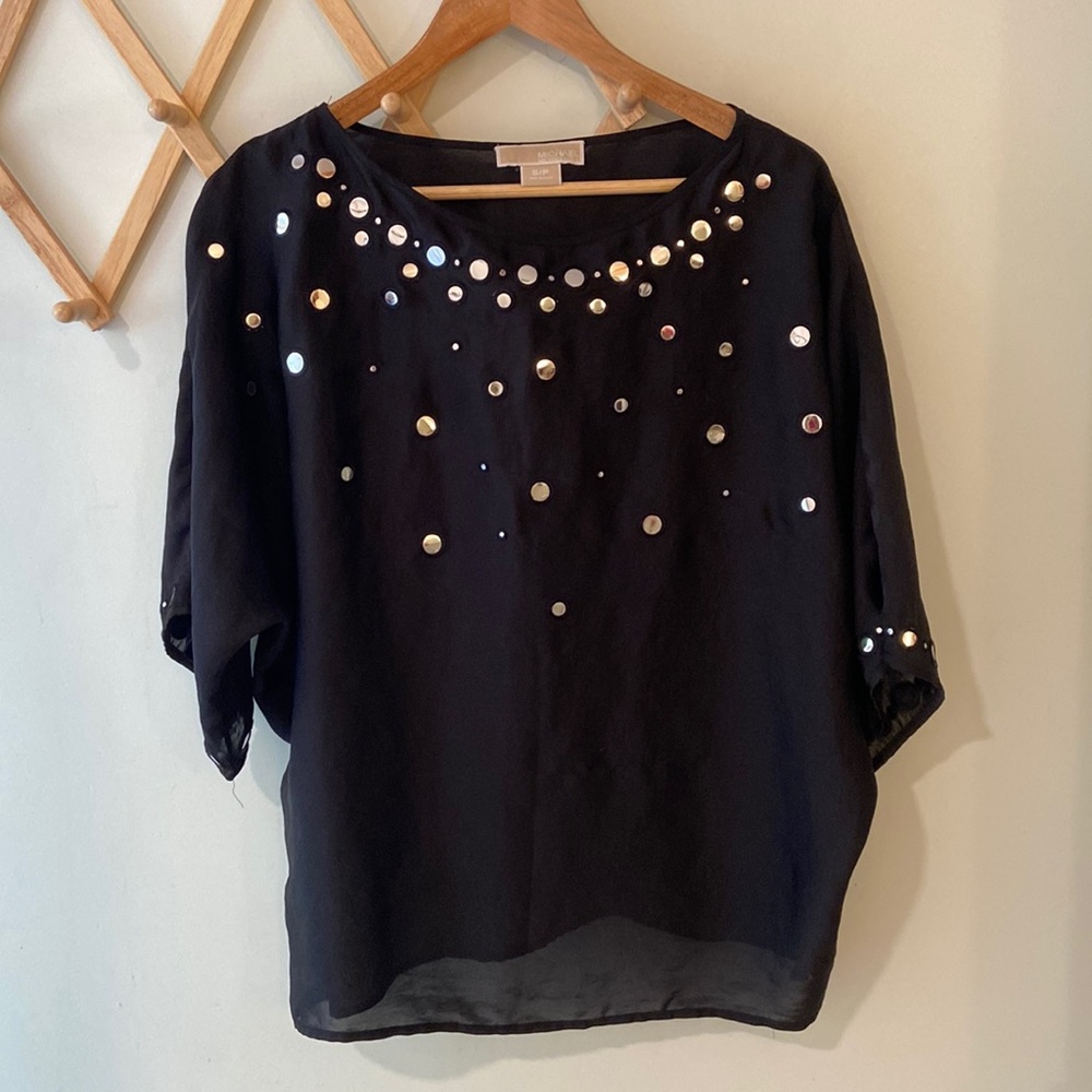 Michael Kors Silky Mirror Blouse